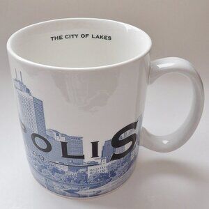Starbucks 2002 Barista Skyline Series Oversized Mug MINNEAPOLIS City of Lakes